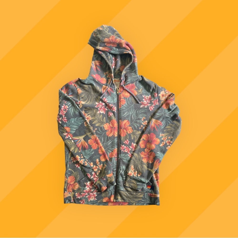 Limited addition Aviator Nation zipped hoodie sweatshirt, Size L